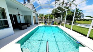 屋外プール、温水プール