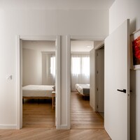 Apartment, 2 Bedrooms | In-room safe, blackout drapes, soundproofing, iron/ironing board