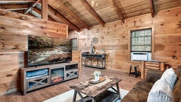 Smart-TV, Kamin, Hulu, Streaming-Dienste
