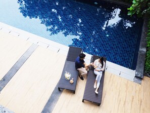 Outdoor pool, open 6:00 AM to 8:00 PM, sun loungers - Fortune Courtyard Khao Yai Hotel Official (Pak Chong)