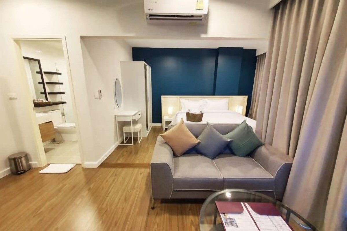 In-room safe, desk, blackout curtains, soundproofing