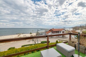 Panoramic Apartment, 1 Bedroom, Terrace, Sea View | Balkoni
