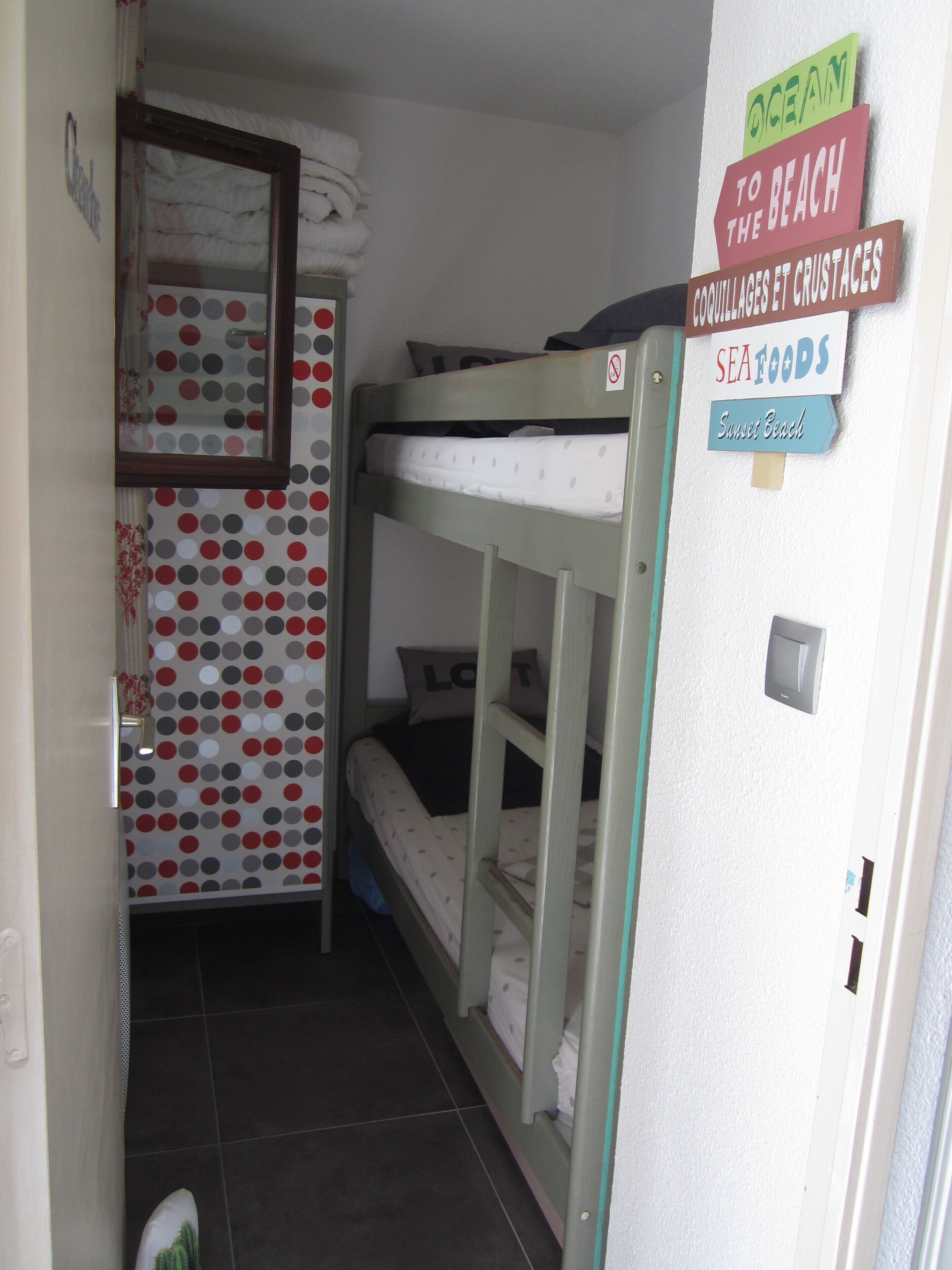 Apartment Cap d'Agde air conditioning Rochelongue facing the sea