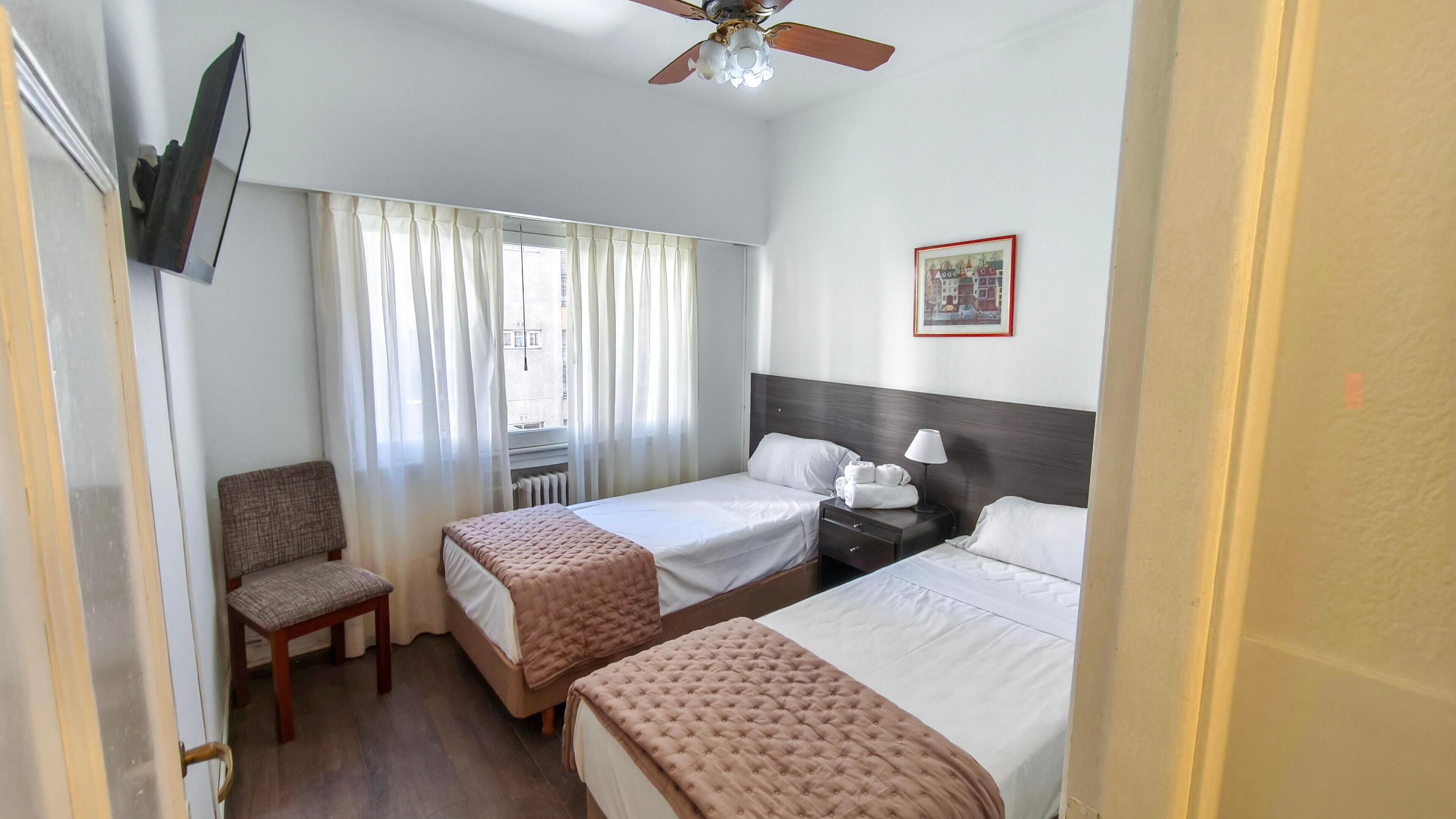 Free WiFi, bed sheets