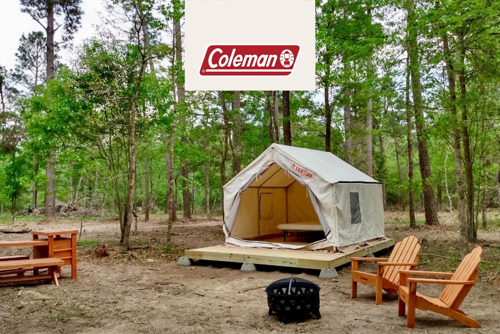 Tentrr Signature Site - Hidden Forest - Coleman Outfitted Site