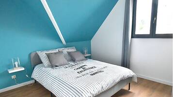 2 chambres, fer et planche Ă  repasser, lit parapluie, Wi-Fi gratuit