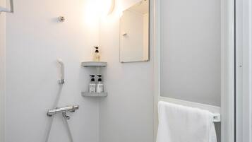 Hair dryer, towels