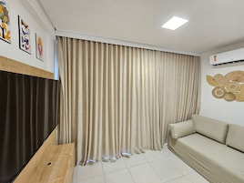 Classic Apartment | Living area | Flat-screen TV