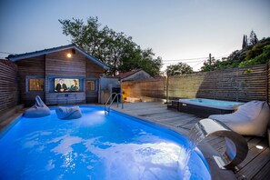 Outdoor pool - Spa Villa Skaloma (Nafpaktos)