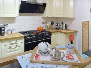 Dishwasher, high chair, cookware/dishes/utensils