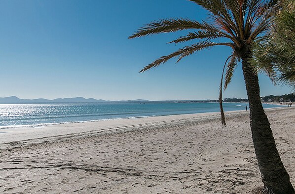 Plage à proximité, parasol