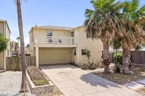Exterior - 2-min Walk to Beach, Private House with Heated Pool (South Padre Island)