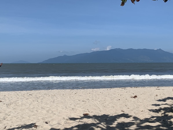 En la playa 