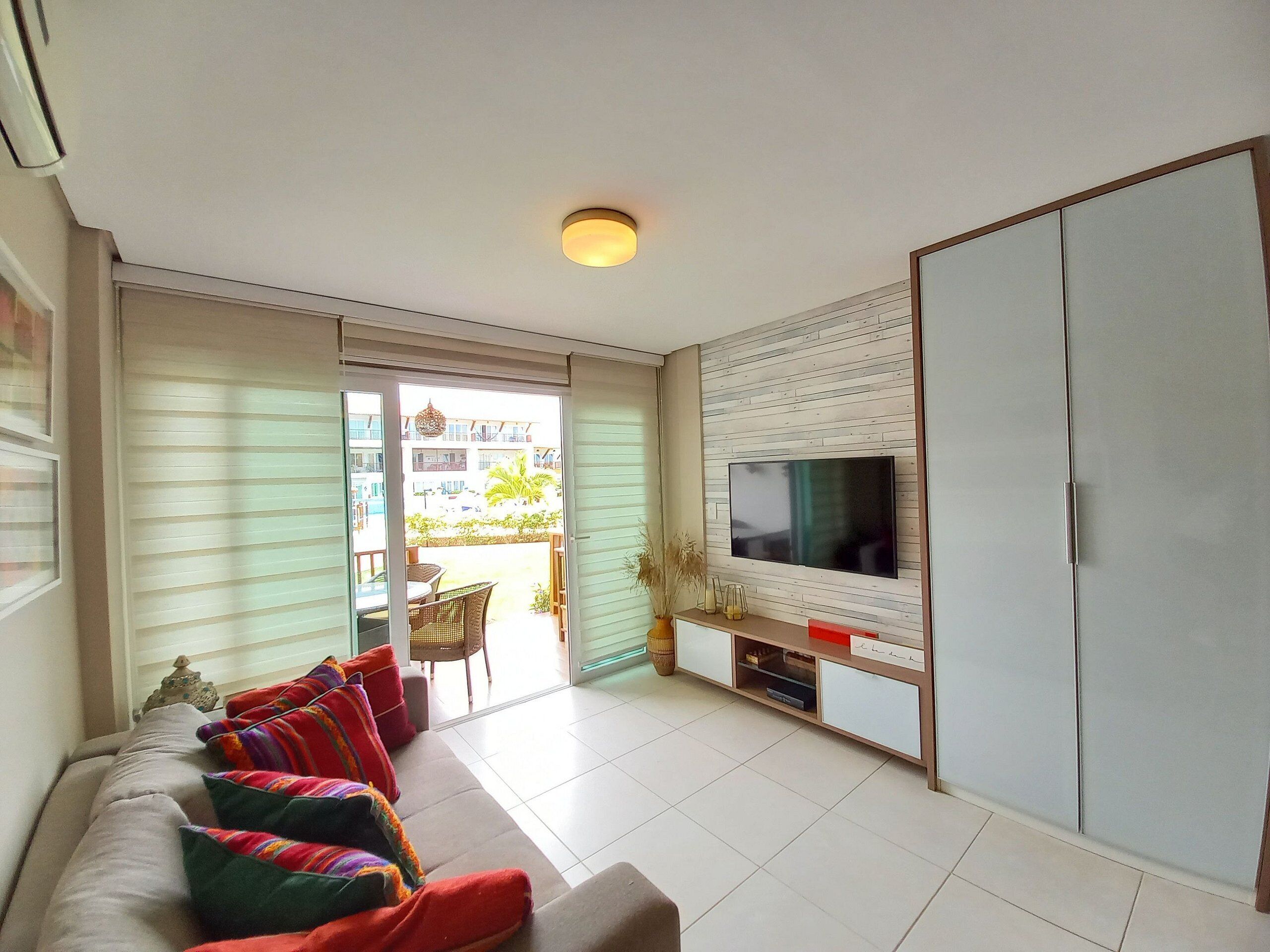 Apartment, Pool View, Ground Floor | Living area | 32-inch flat-screen TV with satellite channels, TV