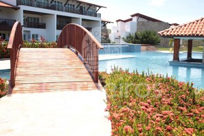 Family Apartment, Balcony, Pool View | Pool - Flats at Club Meridional - Praia dos Carneiros (Tamandaré)