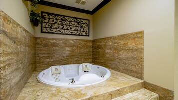 Room, 1 King Bed, Jetted Tub | Jetted bathtub