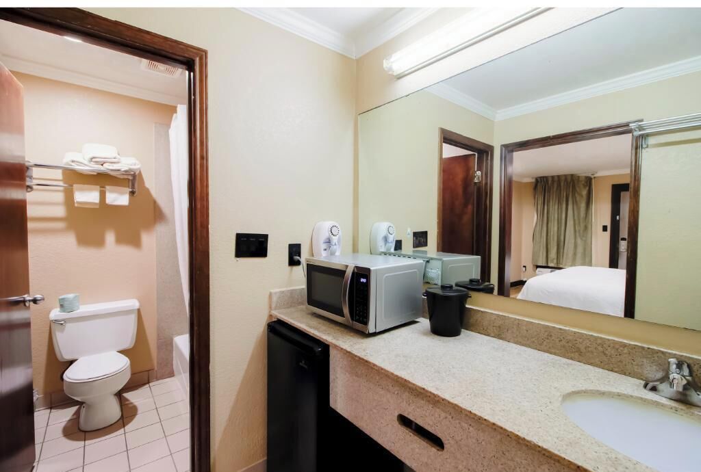 Free toiletries, hair dryer