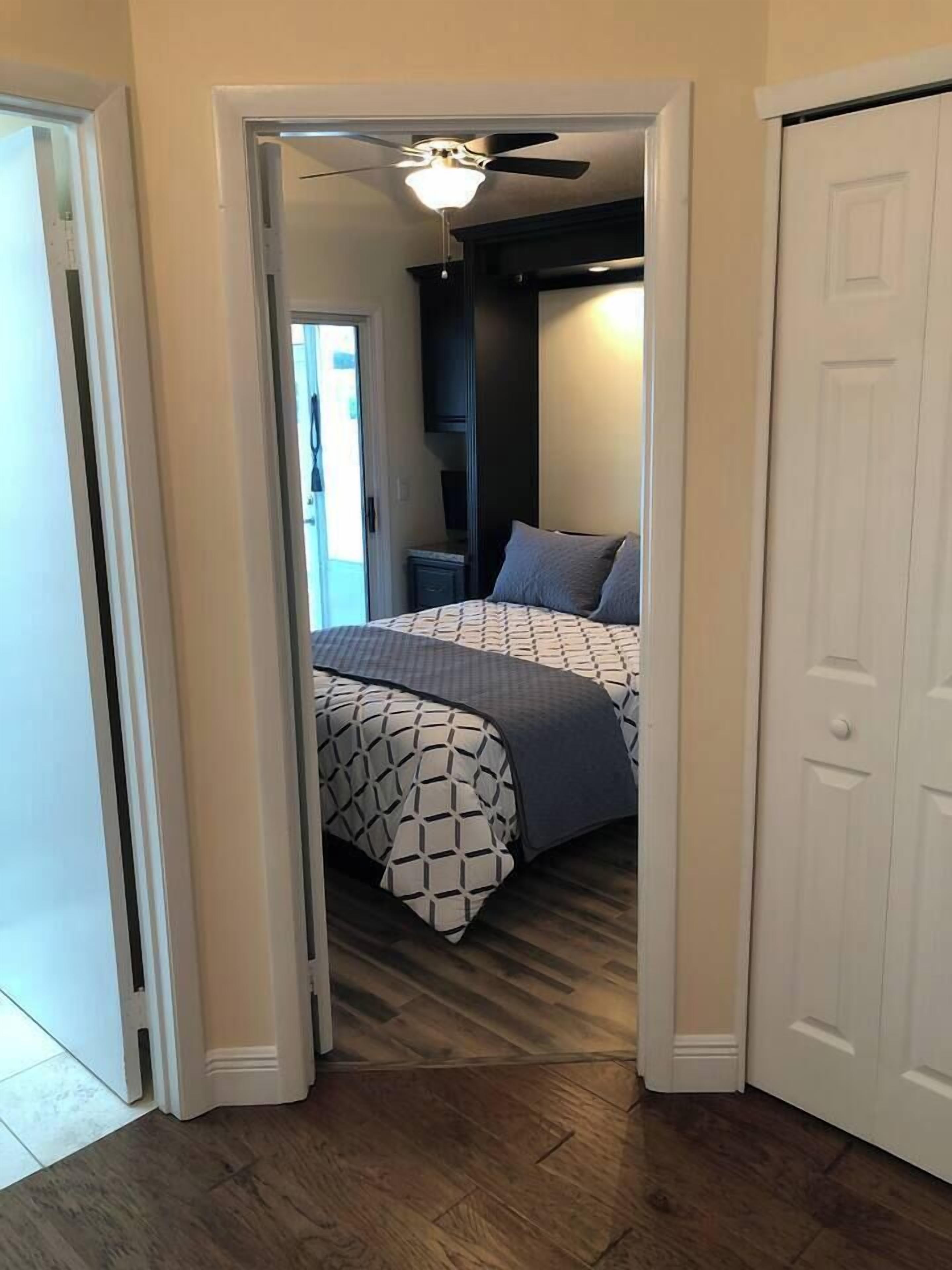 Desk, iron/ironing board, travel cot, free WiFi