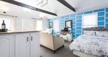 Modern Colorful Home, high exposed beams+2miles dc