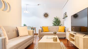 Smart-tv, boeken en een muziekbibliotheek