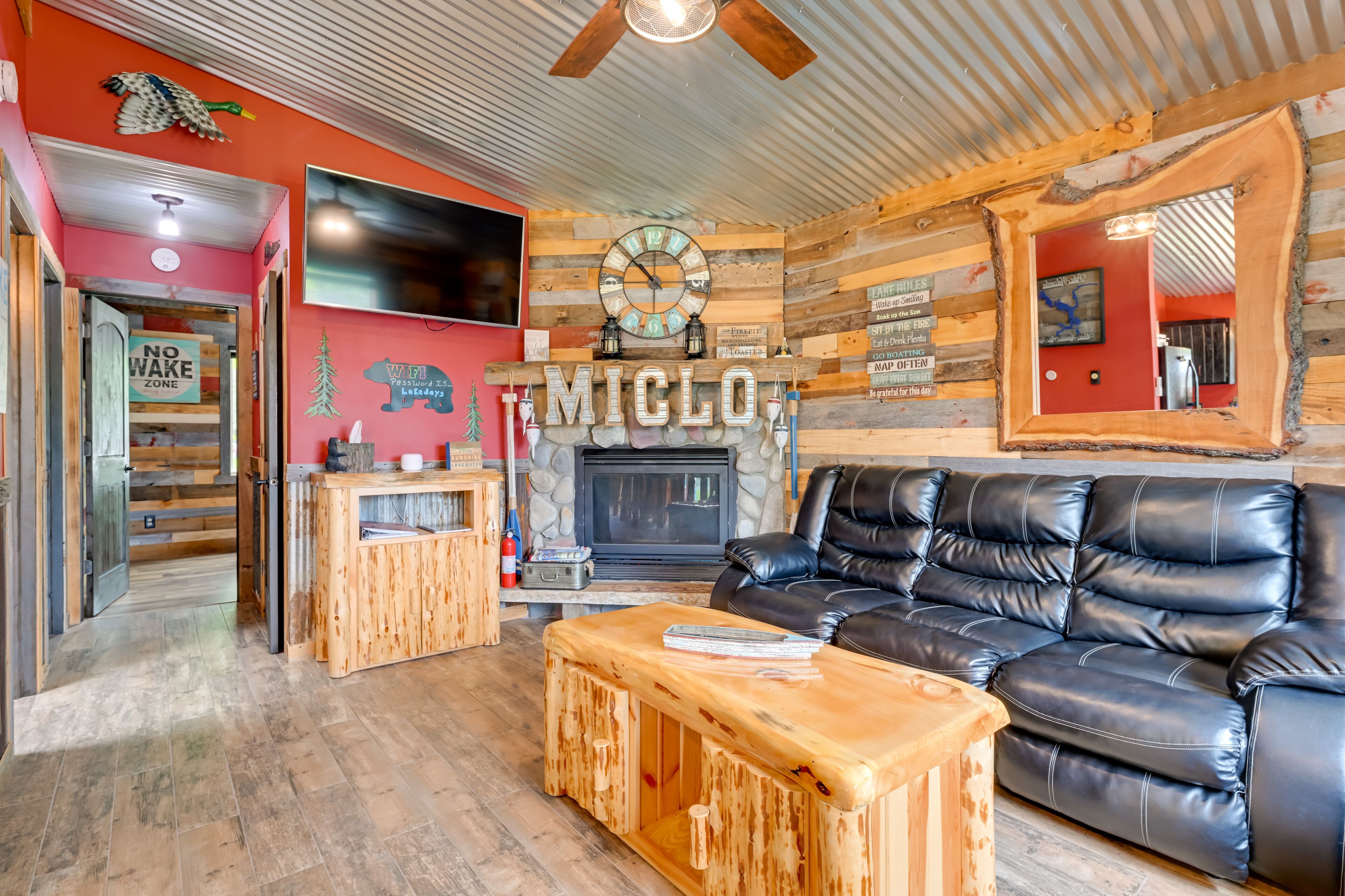 Lakeside Cabin w/ Fire Pit: Near Pine Point Park!