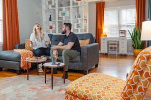 Smart TV, video games, table football, books