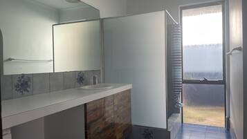 Bathtub, soap, toilet paper