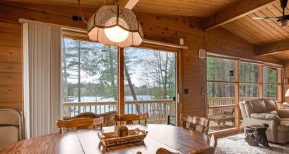 Cozy lakefront cabin in the heart of Wisconsin's Northwoods with canoe & kayak