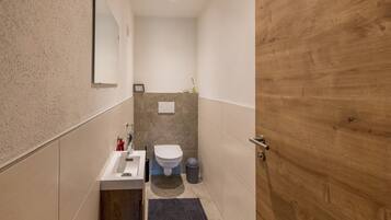 Ducha, secador de pelo, toallas