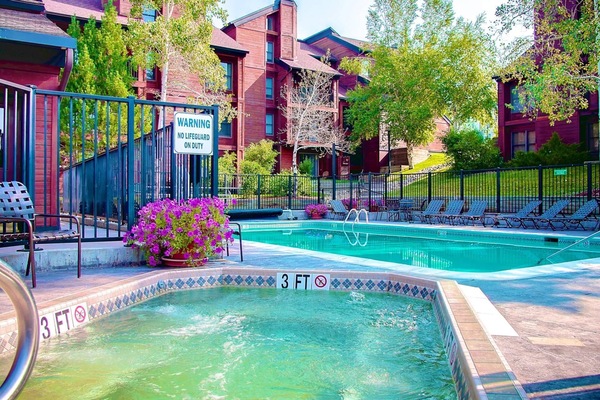 Unwind with a dip in the heated pool or soothing hot tub.