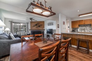 Smart TV, fireplace, table tennis, books - Great Value Close to Resort-Heated Pool-HotTubs-Grills-Looping Ski Shuttle-Gas Fireplace-Updates (Steamboat Springs)