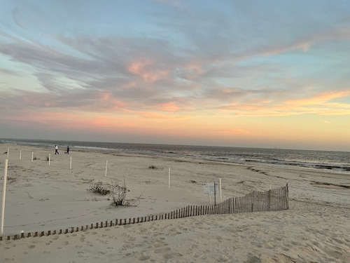 Steps from the Beach! Water view from each bedroom! Great for multiple families!