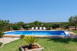 Pool - Holiday Home Fonoll with Mountain View, Pool, Wi-Fi, Terrace & Garden (Santa Margalida)