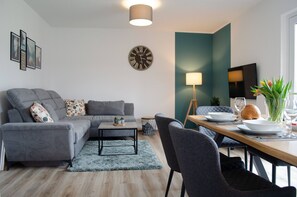 Smart-tv och en stereo