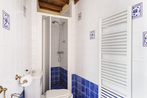 Regadera, secadora de cabello, bidet