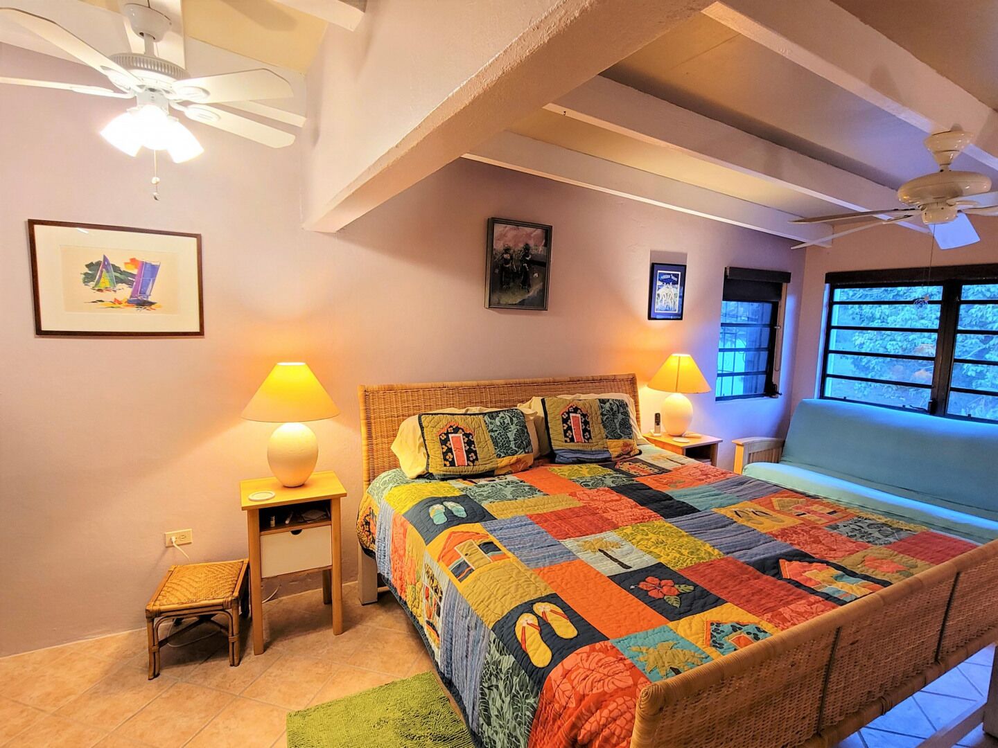 2 bedrooms, desk, iron/ironing board, free WiFi