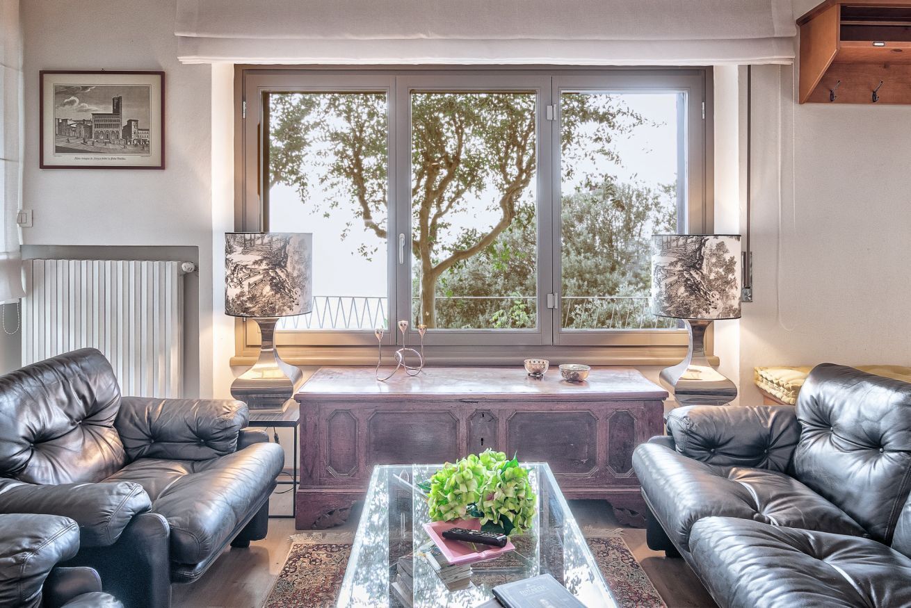 Fernseher, Kamin