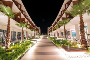 Front of property - evening/night - Liberty Fabay - All Inclusive (Fethiye)