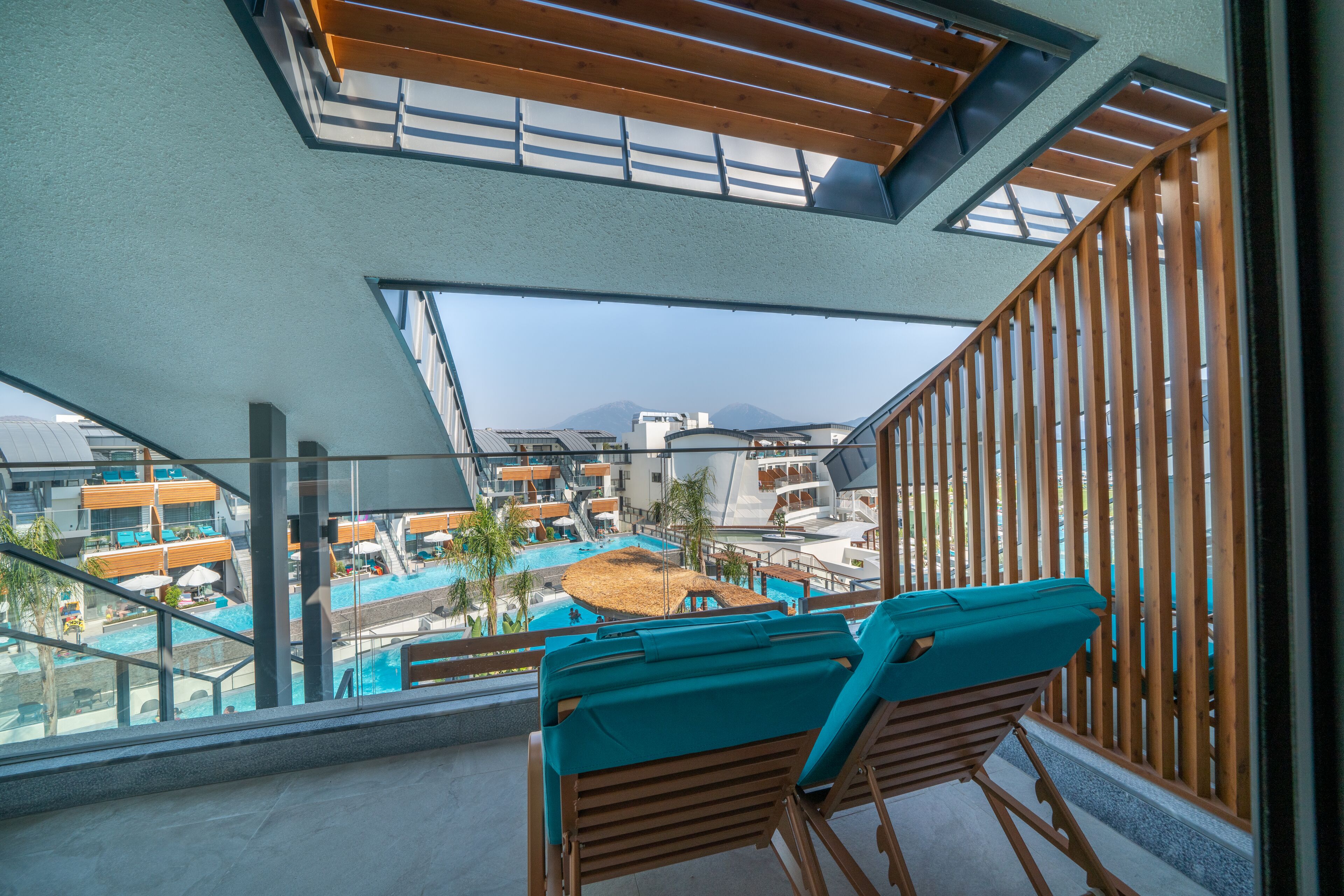 Pemandangan balkon