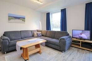 Fernseher, DVD-Player, Stereoanlage