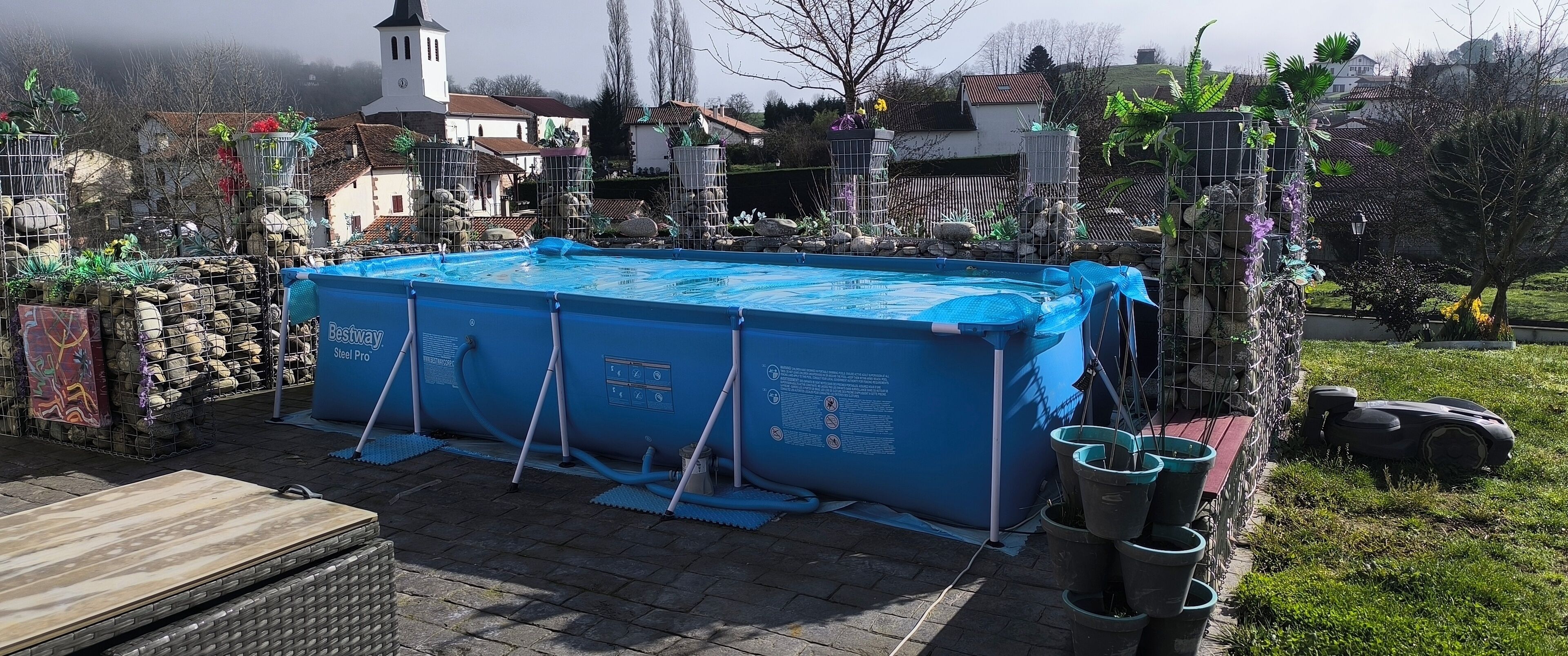 Alberca al aire libre 