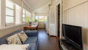 Living area - Quaint & Cosy 1 Bedroom Apartment in Queenslander. (Annerley)