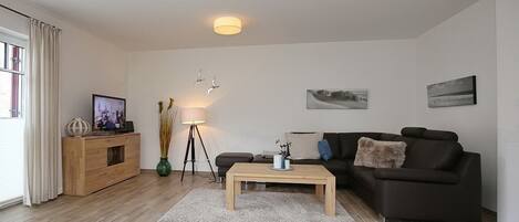 Fernseher, DVD-Player, Stereoanlage