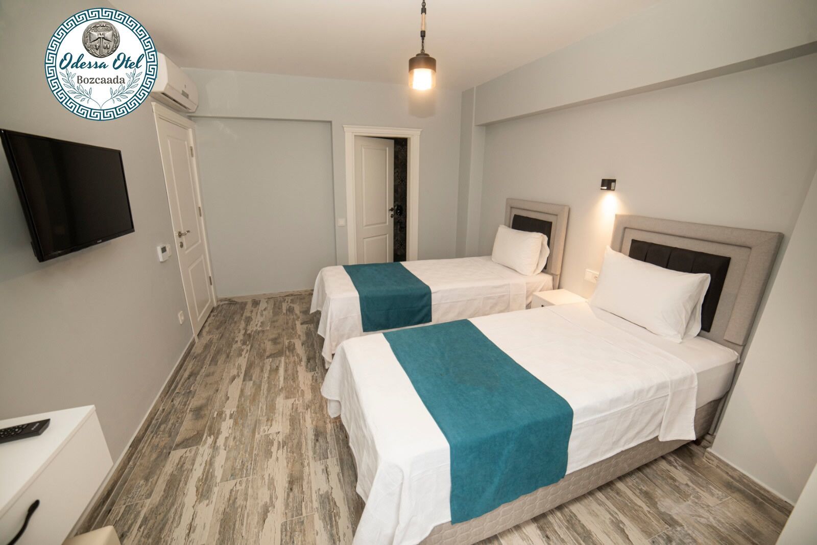 standard twin room, partial sea view | 1 bedroom, egyptian cotton sheets, premium bedding