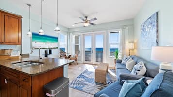 Condo, 1 Bedroom | Living area | TV
