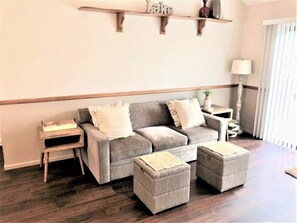 Condo, 1 Bedroom | Living room