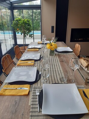 Dining - House center Bergerac with swimming pool (Bergerac)