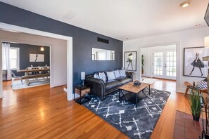 TV, fireplace, offices