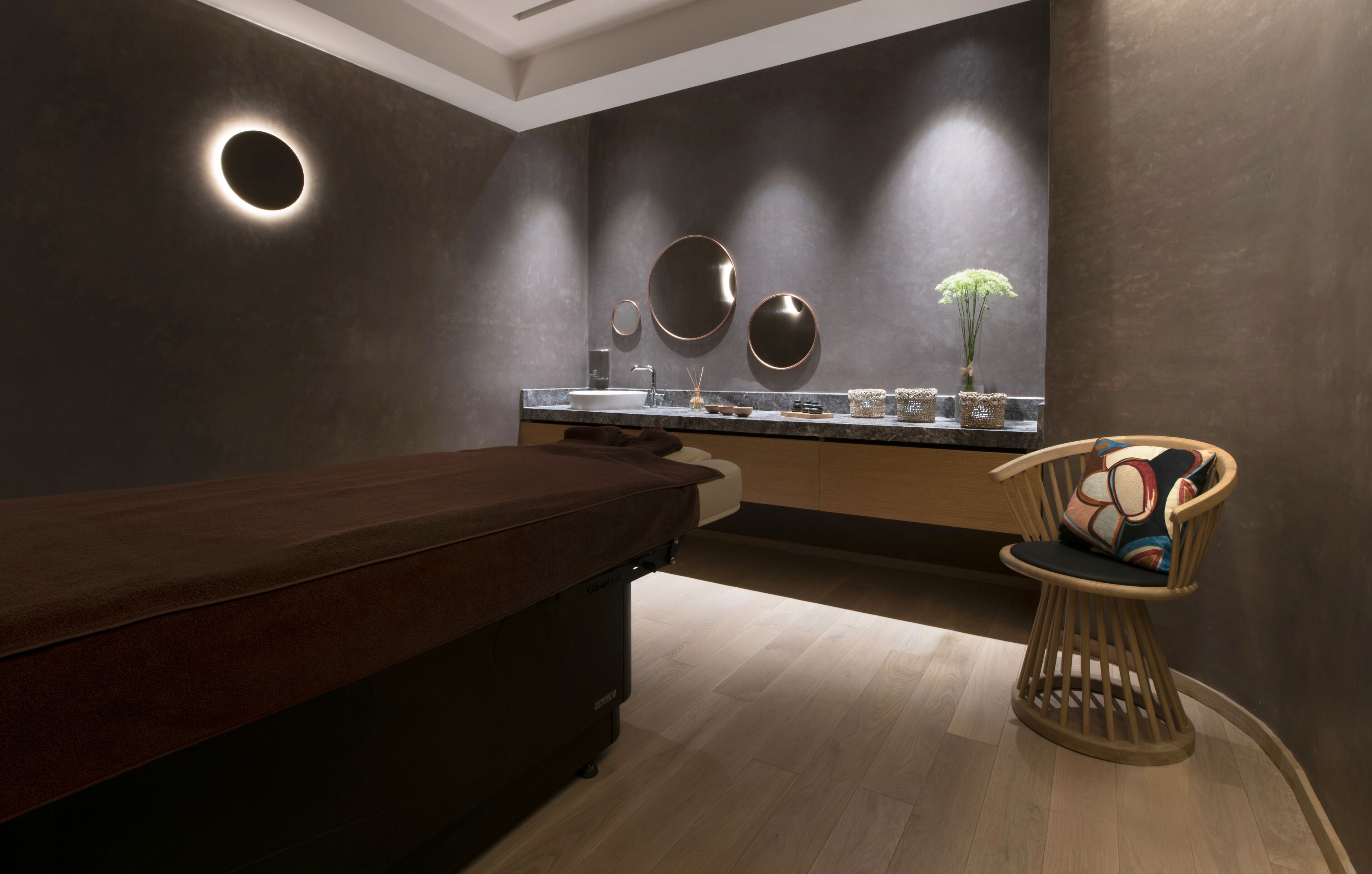 Behandlingsrom for par, badstue, boblebad og dampbad