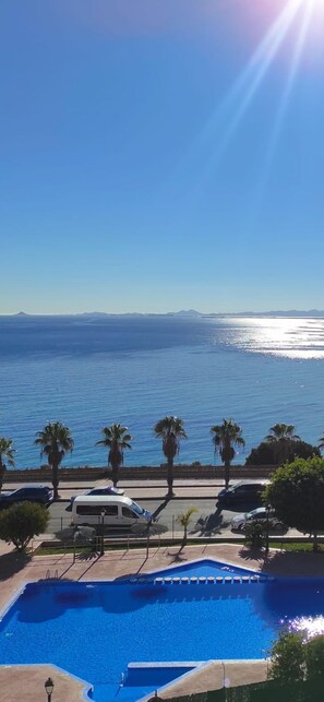 Pool - Frontline modern- Cabo del Playa- Apartment (Cabo Roig)